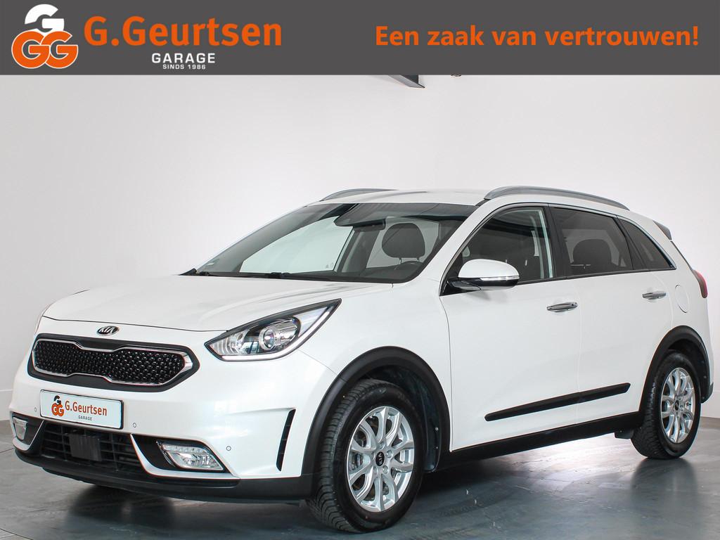 Kia Niro 1.6 GDi Hybrid ExecutiveLine Trekhaak, Stoelverwarm, Auto's, Kia, Gebruikt, 2 kWh, Leder, Bedrijf