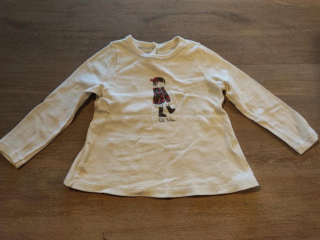 longsleeve van petit bateau, maat 86, Meisje, Ophalen of Verzenden, Shirtje of Longsleeve, Petit Bateau