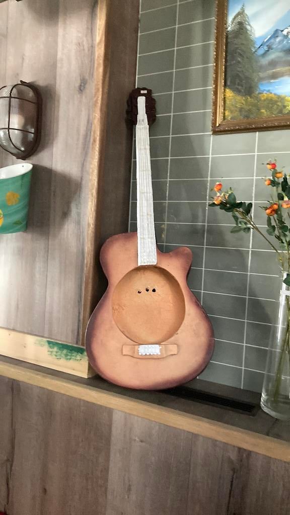 Plantenbak in de vorm van een gitaar, Ophalen, ., Nieuw, .