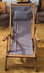 STRANDSTOEL NIEUW, Tuin en Terras, Tuinstoelen, Ophalen, Nieuw, Hout, Verstelbaar