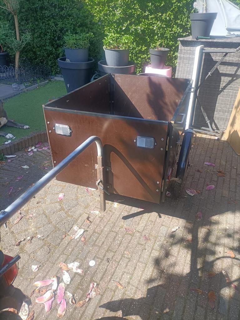 Opklapbare Fietskar / Viskar - Handig en Compact karper, Fietsen en Brommers, Ophalen, Gebruikt, Opvouwbaar, Bagagekar