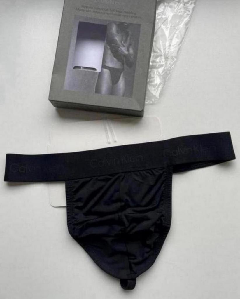 Sculpt Lace Microfiber String Heren, Verzenden, Zwart, Slip