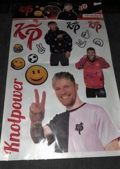 KP XXL Knolpower 3D Muurstickers, Ophalen of Verzenden, Nieuw, Meerdere stickers