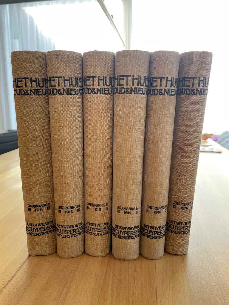 Het Huis Oud & Nieuw - Jaargangen 1911-1916 (6 delen), Antiek en Kunst, Antiek | Boeken en Bijbels, Ophalen of Verzenden