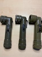 Militaire zaklamp - army flashlight ( 3 stuks ), Ophalen of Verzenden, Zo goed als nieuw, Batterij