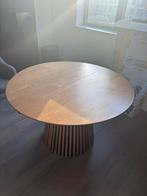 Eettafel Irene + (optioneel) 6x eetkamerstoel Noah, Huis en Inrichting, Ophalen, Overige materialen, 100 tot 150 cm, Rond