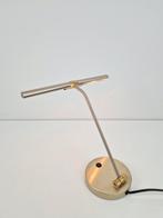 Vintage piano lamp Nikkel messing N Licht tafellamp ‘80, Huis en Inrichting, Lampen | Tafellampen, N, N, Vintage, Ophalen of Verzenden