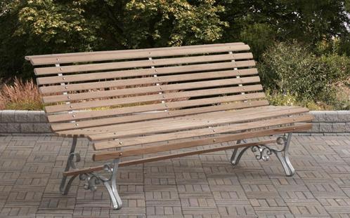 Omabank hardhouten lattenbank ouderwetse tuinbank  180 cm, Tuin en Terras, Tuinmeubel-accessoires, Nieuw, Ophalen of Verzenden