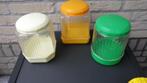 mooie retro voorraadbussen van kunststof, Verzamelen, Retro, Ophalen of Verzenden, Overige typen