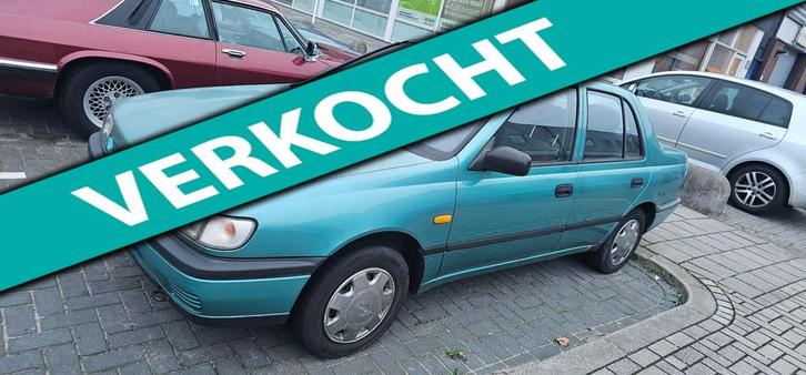 Nissan Sunny 1.4 Sail Trend, Auto's, Nissan, Bedrijf, Te koop, Sunny, Centrale vergrendeling, Open dak, Benzine, Euro 1, Sedan