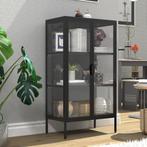 VCM Stalen vitrinekast (nieuw in doos), Huis en Inrichting, 100 tot 150 cm, Nieuw, Metaal, 25 tot 50 cm