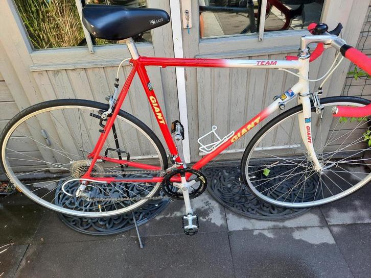 Racefiets Giant team, Fietsen en Brommers, Fietsen | Racefietsen, Gebruikt, Overige merken, 10 tot 15 versnellingen, Staal, 57 tot 61 cm