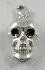 Hanger doodshoofd, skull, sterling zilver + zwart (6680-494, Ophalen, Overige voorstellingen, Zwart, Nieuw