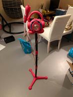 Karaoke set met microfoon, box en discobal, Ophalen, Gebruikt, Elektronica, Met licht