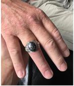 Antieke Siam-ring, sterling zilver, handgemaakt, Siam, Ophalen of Verzenden, Zilver, Ring