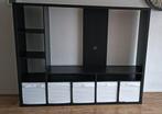 Tv kast Ikea Lappland zwart, Verzenden, 25 tot 50 cm, Minder dan 100 cm
