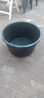 Grote Kunststof Kuip - Zwart vijverbak emmer ton, Ophalen, Tuin, Kunststof, Gebruikt
