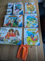 Tiptoi set met verschillende boeken zeer tip toi pen spellen, Ophalen of Verzenden, Zo goed als nieuw