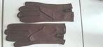 Leren Handschoenen donkerbruin nieuw mt S- M, Ophalen of Verzenden, Nieuw, Maat 36 (S), Handschoenen