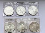 6 prachtige zilveren tientjes nederland herrijst 1945-1970, Ophalen of Verzenden, Koningin Juliana, 10 gulden