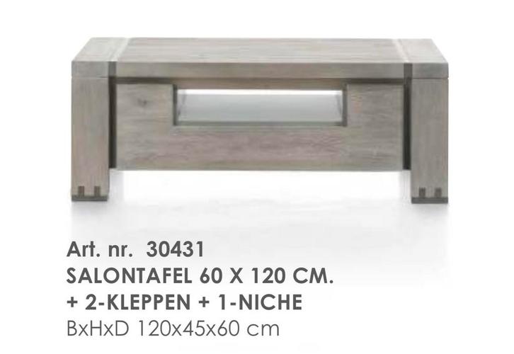 Henders & Hazel Avola Salontafel, Huis en Inrichting, Tafels | Salontafels, Zo goed als nieuw, 50 tot 75 cm, 100 tot 150 cm, 50 tot 100 cm