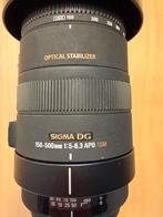 Sigma 150-500mm telelens Nikon + teleconverter, Ophalen, Gebruikt, Telelens, Zoom