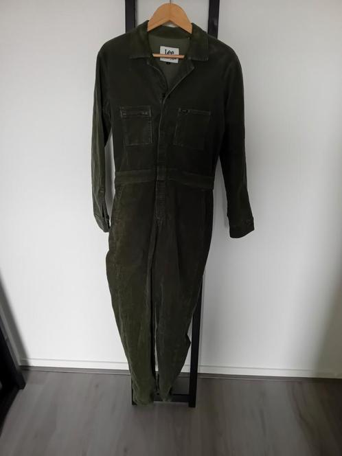 LEE corduroy Union alls medium olijfgroen, Kleding | Dames, Jumpsuits, Zo goed als nieuw, Maat 38/40 (M), Groen, Ophalen of Verzenden