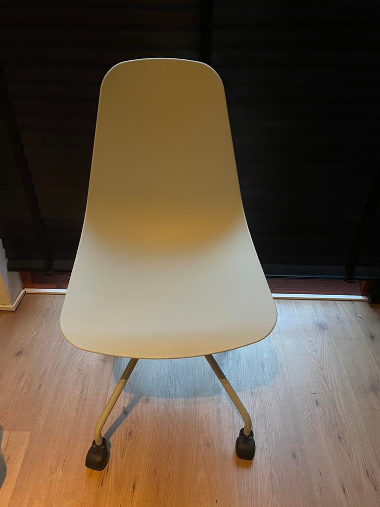 Mintgroene bureaustoel Søstrene Grene, Huis en Inrichting, Stoelen, Gebruikt, Eén, Kunststof, Overige kleuren, Ophalen