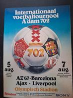 Affiche Internationaal Toernooi Ajax jaren '70 [1], Verzamelen, Ophalen of Verzenden, Gebruikt, Ajax, Poster, Plaatje of Sticker