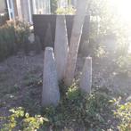 waterornament fontijn voor tuin, 2 stuks, betonlook, Gebruikt, Ophalen, Hardsteen, Waterornament