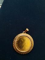 Gouden Wilhelmina met loshangend haar munt uit 1897, Ophalen of Verzenden, Overige landen, Overige waardes