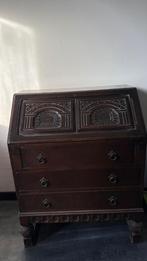 Vintage Secretairekastje, Gebruikt, 100 tot 150 cm, Met deur(en), Ophalen of Verzenden