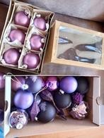 Kerstballen paars, Ophalen, Gebruikt