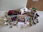 Schleich pick up met trailer en springset, Verzamelen, Speelgoed, Ophalen, Zo goed als nieuw
