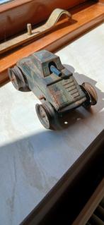 Duitse blikken speelgoed tank, Verzamelen, Militaria | Tweede Wereldoorlog, Verzenden, Landmacht, Duitsland, Miniatuur of Beeldje