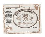 Bieretiket  Griffioenbier alc 8% vol Brouwerij Drie Kruizen, Verzamelen, Ophalen of Verzenden, Nieuw, Overige typen, Overige merken