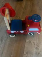 Te Koop houten brandweerloopauto, Ophalen, Gebruikt, Loopvoertuig