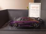 Frontiart 1:18 Koenigsegg Regera Purple Carbon 144/399, Hobby en Vrije tijd, Modelauto's | 1:18, Nieuw, Overige merken, Ophalen of Verzenden