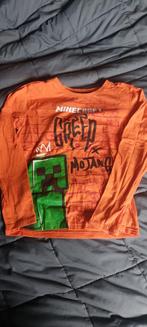 Longsleeve Minecraft maat 134, Jongen, Ophalen of Verzenden, Zo goed als nieuw, Shirt of Longsleeve