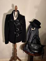 LUISA CERANO VEST BLACK WOL * 40, Maat 38/40 (M), Verzenden, Zwart, LUISA CERANO