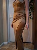 Bruine Feestjurk Maat 38/40, Maat 38/40 (M), Bruin, Ophalen of Verzenden, Zo goed als nieuw