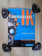 Twee posters over (mobiele) communicatie, internet en email, Ophalen of Verzenden, Gebruikt, Rechthoekig Staand, Overige onderwerpen