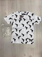 T-shirt carnaval pistool print, Ophalen of Verzenden, Nieuw, Maat 46 (S) of kleiner, Wit