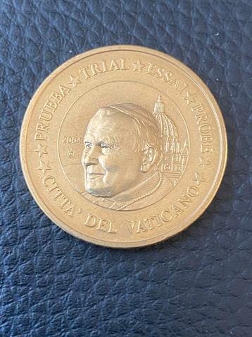 VATICAAN 50 cent 2004 proefslag verguld. beschikbaar voor biedingen