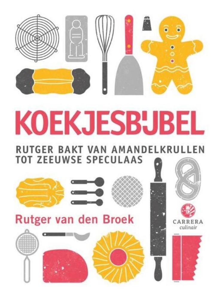 Rutger van den Broek - Koekjesbijbel (Nieuw + gratis verz), Boeken, Kookboeken, Nieuw, Italië, Ophalen of Verzenden