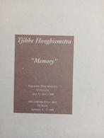 Tjibbe Hooghiemstra Memory Keulen Dublin 2008, Boeken, Ophalen of Verzenden, Zo goed als nieuw, Schilder- en Tekenkunst