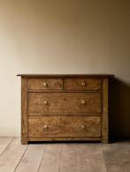Antieke oud grenen ladekast, Huis en Inrichting, Zo goed als nieuw, Minder dan 100 cm, 25 tot 50 cm, 50 tot 100 cm
