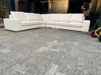 !!ACTIE!! Witte luxs hoekbank, gratis levering, Huis en Inrichting, 250 tot 300 cm, Verzenden, Hoekbank, Metaal