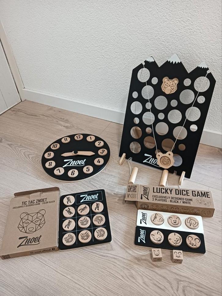 Znoet Houten Speelgoed Set - Nette Staat!, Kinderen en Baby's, Speelgoed | Buiten | Speeltoestellen, Zo goed als nieuw, Ophalen of Verzenden