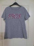 L-11 Grijs t-shirt met print FREE - maat 42., Maat 42/44 (L), Ophalen of Verzenden, Korte mouw, Grijs
